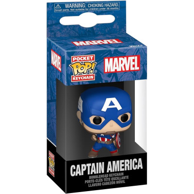 POP Keychain Marvel NC Captain America